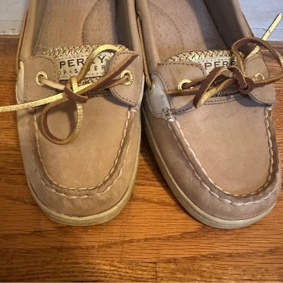 Sperry Top Sider Angelfish Gold Glitter Boat Shoe size 11 - Picture 2 of 12